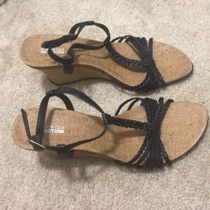Black and Tan wedges — Kenneth Cole Reaction